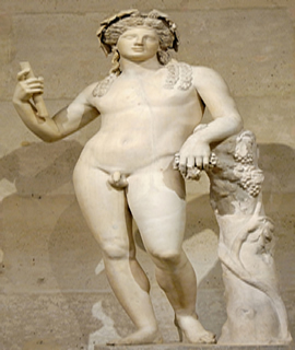 Stylised portrait of Dionysus