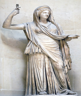 Stylised portrait of Hera